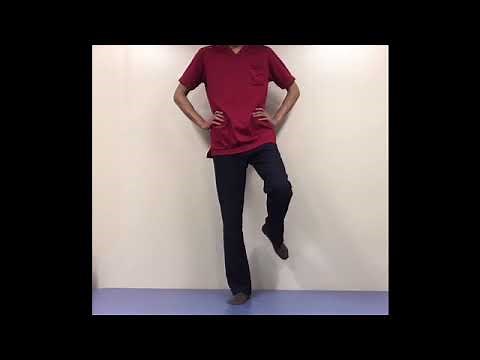 お家でできる体力テストシリーズ① 開眼片脚立位テスト