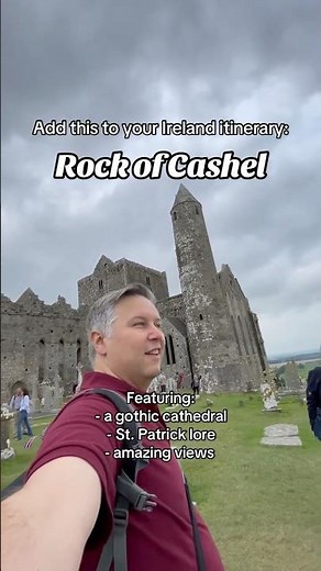 The Rock of Cashel: a beautiful piece of Ireland’s history! 🇮🇪 #irelandtravel