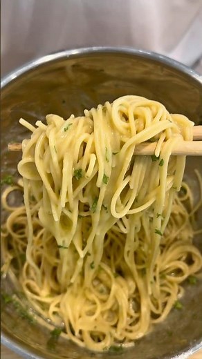 Two Michelin starred aglio e olio 🍝