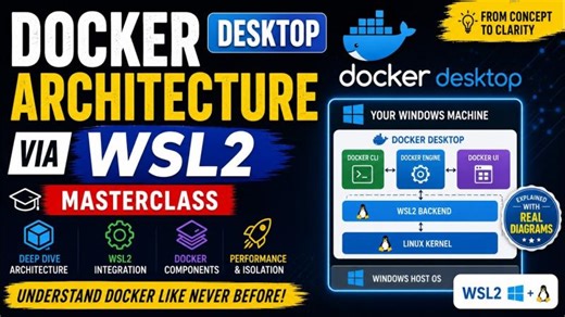 Masterclass: Docker Desktop Architecture via WSL2 — Deep Dive Internals | Mohit Dharmadhikari