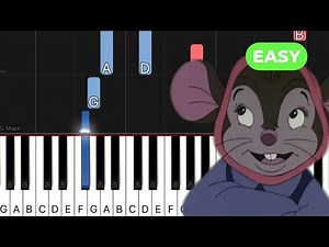 Somewhere Out There – Linda Ronstadt EASY Piano Tutorial + Sheet Music (An American Tail)