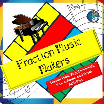 Fractional Pieces: Wholes, Halves, Fourths, Eighths: Easel, Lesson, Movement