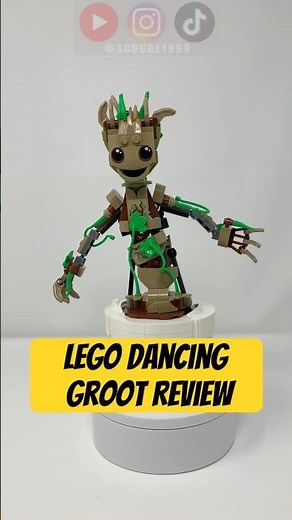 LEGO Dancing Groot Review #lego #legomarvel
