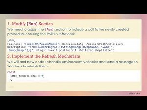 Fixing the ChangesEnvironment Issue in Inno Setup: Refresh PATH Variables Before Closing