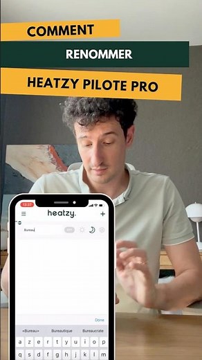 Renommer Heatzy Pilote Pro sur l’application