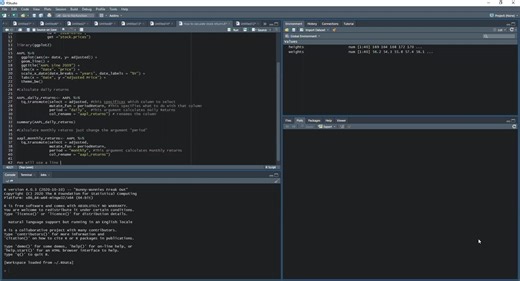 【R语言】第一讲：计算股票收益(stock returns)（中）
