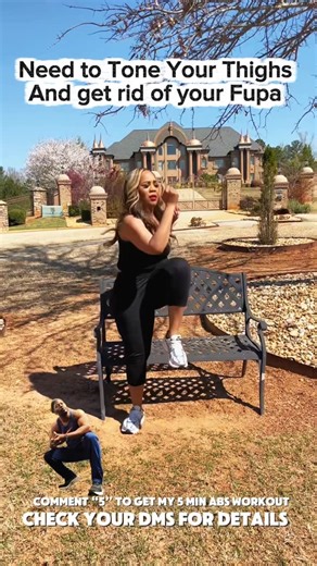 Kenya Crooks| Celebrity Online Trainer| Fupa Coach on Instagram: "Comment “5” to get my 5 minute abs workout then check your dms for your video! 🔥 Ready to tone your legs and snatch that FUPA? All you need is a chair for this KENYAFIED workout! 💪 Today, I’m featuring my amazing client, Kim, who has lost 40 lbs on my program! 🎉 Her dedication is inspiring! Join us as we push our limits and achieve our goals together! Let’s get moving! #WorkoutMotivation #LegToning #FUPA #FitnessJourney #KENYAF