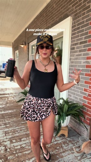 Flattering and Cute Swim Dress for Moms