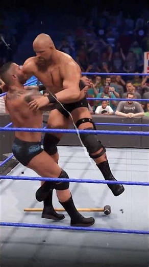 Sky-High Chaos! Randy Orton vs Stone Cold Jumping Fight Madness 💥 | WWE 2K22 #Shorts