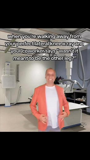 Funny Radiography Meme: When Your Coworker Mixes Up the Legs