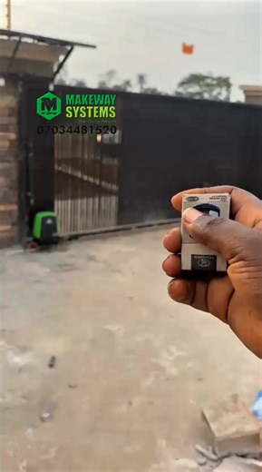Gate automation works by Makeway Systems in Awka, Anambra state. Call 07034481520 anytime. #gate #welding #weldingandfabrication #engineering #lagos