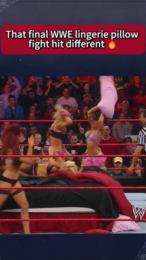 The final showstopping lingerie pillow fight in WWE🔥 #wwe #wrestling #wwetiktok #wwedivas #wweraw