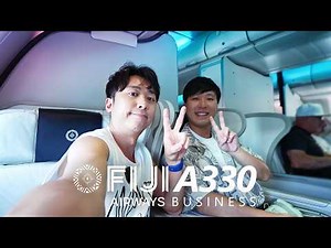 Flying FIJI AIRWAYS from Nadi to Auckland - Business Class Review