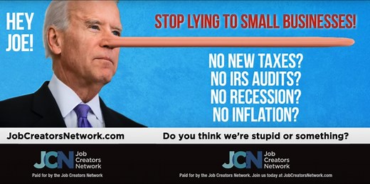 SEE IT: Biden’s Pinocchio nose grows in NYC billboard