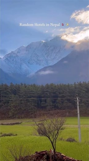BEAUTIFUL VIEW FROM NEPAL LOCAL HOTEL #shorts #shortsfeed #trending