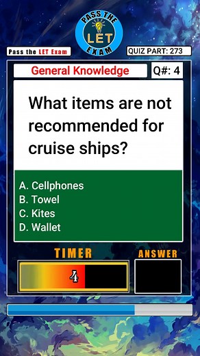 14K views · 179 reactions | General Knowledge Quiz Part 273 Pass the LET Exam LET Reviewer with answers #reels #letreviewer2023 #letreviewerexam #letreviewerdrill #letexam #letreviewer #letreviewerwithanswer #letreviewerpdf #letreviewers | Pass the LET Exam | Facebook