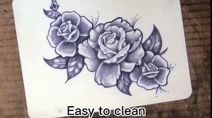 Yuelong 15Pcs Blank Tattoo Skin Practice Rubber Pads 8X6"Double Sides Fake Skin Microblading Eyebrow Tattoo Practice Skin for Tattooing