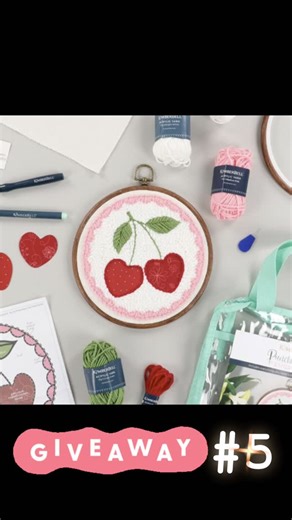 Jen Belnap | Designer- Quilt patterns and more! on Instagram: "GIVEAWAY!!!🎉 To celebrate the holidays this year, I’ve teamed up with @kimberbelldesigns for a giveaway! And not one, but 5!!! This week is our last giveaway. All good things must come to an end. 🥲 We LOVE punch needle over here. It’s a perfect project to do with my kids! And everything you need comes in the kit! Make sure you enter and may the odds be ever in your favor! 😉 To enter today’s giveaway (which is this super fun punch 