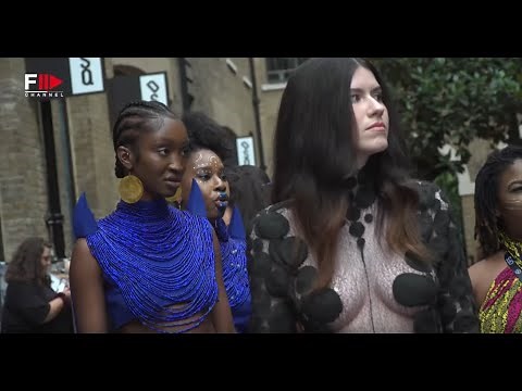 LONDON FASHION WEEK Spring 2022 Talk with Models - Fashion Channel