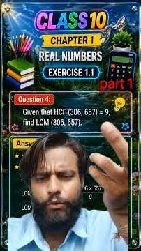 Class 10 exercise 1.1 Q4 part 1 real numbers