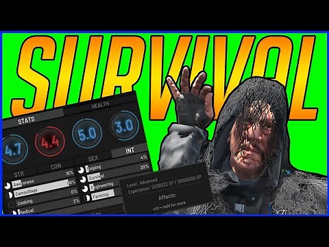 Easiest Way To Level Survival Skill | SCUM 2023