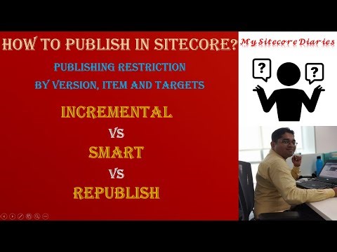 09- Publishing in Sitecore | Sitecore Publishing and restriction | Incremental vs Smart vs republish