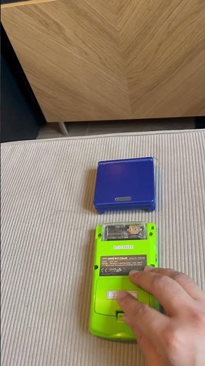 Game Boy Color vs Game Boy Advance SP #asmr #shorts #snrsys #nintendo #gameboy #nintendoconsole