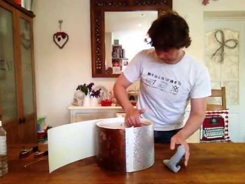 How to wrap a drum. 1960s Ludwig Restoration Part 1