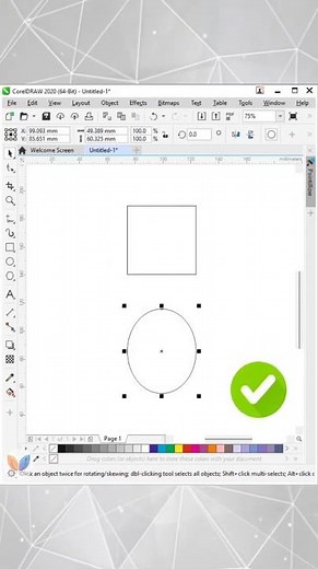How to Move Any Object in CorelDraw #coreldraw
