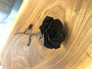 How to make a steel rose