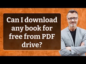 Can I download any book for free from PDF drive?