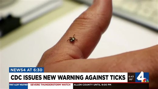 CDC issues new warning about ticks