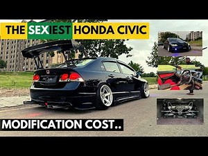 HONDA CIVIC REBORN MODIFICATION COST | 15 LACK PLUS KI MODIFICATIONS | FAHAD-FD-REBORN #civic