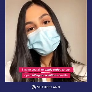 Hey Barranquilla! Meet Valeria, who's inviting you all to become the next customer service consultant for one of our financial campaigns at Sutherland! Enjoy a $1.800.000 base salary plus performance bonus, an $80.000 care package, 2 days off, and on top of that, receive a $1.000.000 hiring bonus, just by delighting us with your strong English skills :) Leave us your contact details and apply today. *The hiring bonus will be applicable depending on the campaign upon which you are hired. | Suther