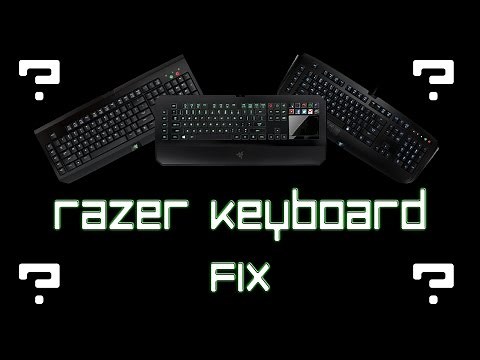Razer Keyboards Keys Stuck || FIX!!