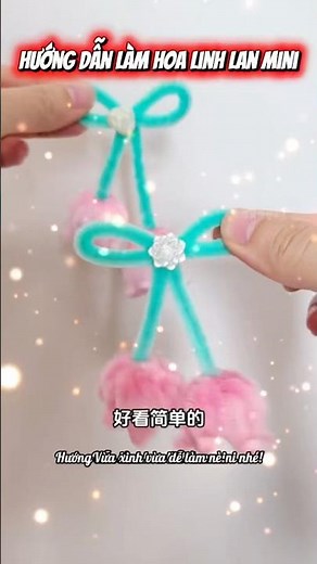 Cách làm Hoa Linh Lan bằng kẽm nhung siêu dễ ai cũng làm được! 🌸#diy #handmade #funny #shortsviral
