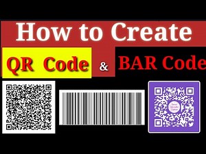 How to Create QR Code | Bar Code | Online Barcode Generator