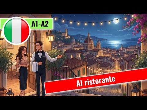 🇮🇹 Lesson 4: Ordering at a Restaurant & Handling Issues. 20 Minutes of Real Conversation (A1-A2)