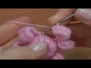 Crochet Simple Flower/ Crochet Flower on Hat