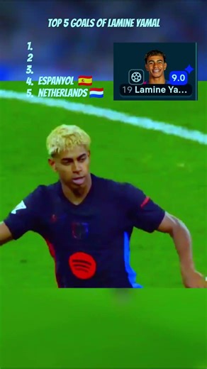 TOP 5 BEST GOALS of Lamine Yamal 🤯⚽