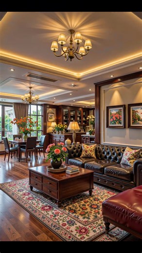 Chẳng cần đi đâu xa, chỉ muốn về nhà, pha một tách trà rồi tận hưởng cái không khí ấm áp này thôi ☕️🍂. Đồ gỗ mộc mạc, ánh đèn vàng dịu nhẹ, thấy lòng nhẹ tênh sau một ngày dài 🕯️✨. Nhà không chỉ là nơi để ở, mà là nơi để vỗ về tâm hồn mình đó mọi người ơi 🌸🏡. Chúc cả nhà một buổi tối thật an nhiên nhé! 🥰🙌. #noithatgo #homedecor #nhadep #xuhuong #classicstyle