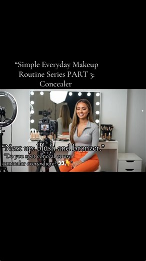 Simple everyday makeup routine — Part 3 How to use concealer without caking Less product, better skin #makeuproutine #everydaymakeup #simplemakeup #beginnerbeauty #makeuptips