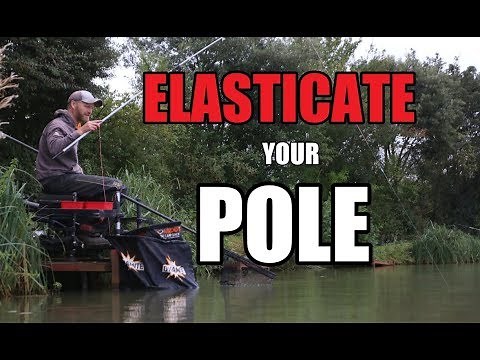 ELASTICATE A POLE!! EASY STEP BY STEP ...HOW TO ELASTICATE A FISHING POLE - ROB WOOTTON