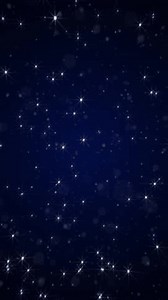 Vertical video - bright shiny twinkling stars in the night sky moving towards the camera. This glittering starry night motion background is full HD and a seamless loop.