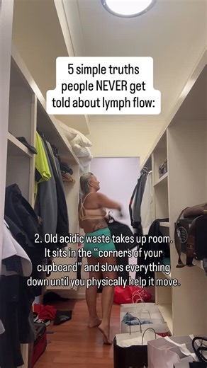 Chelsey Jean Lymphatic Health on Instagram: "Your lymph is the boss. Your life starts flowing when you do. I was packing away my new clothes and it was the perfect time to refresh and let go of outfits that didn’t suit me anymore. So I cleared space and even threw out all of the old wire hangers. It was time to Rebuilt it. Give it space to actually look good and flow. And honestly… your lymphatic system is screaming for the same treatment. We keep trying to “add new” on top of a system that’s st