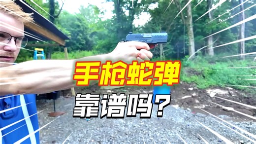 9毫米蛇弹杀伤力测试