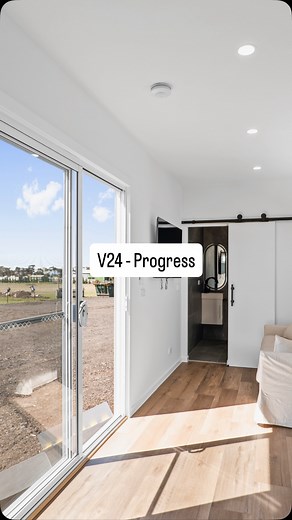 All done! #containerhome #melbournebuilder #construction #shippingcontainerhome #tradiesofinstagram #airbnbhomes #tinyhome #tinyliving | Deluxe Tiny Homes