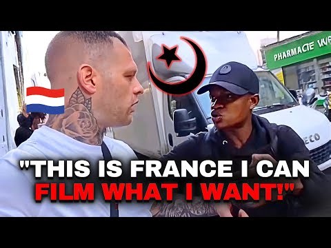 Dutch YouTuber CLASHES With Islamist Migrant in France (FIGHT BREAKS OUT)