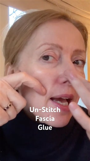 Your Lower Face Isn't Aging… It's STUCK #FasciaLiftMethod #FasciaGlue #LowerFaceLift #FaceYoga 🌿