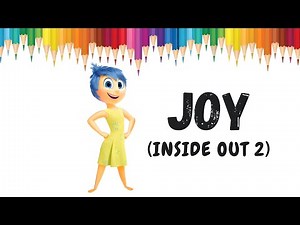 How to draw Joy | Inside Out 2 | step by step drawing tutorial | joy inside out 2 | Disney Pixar